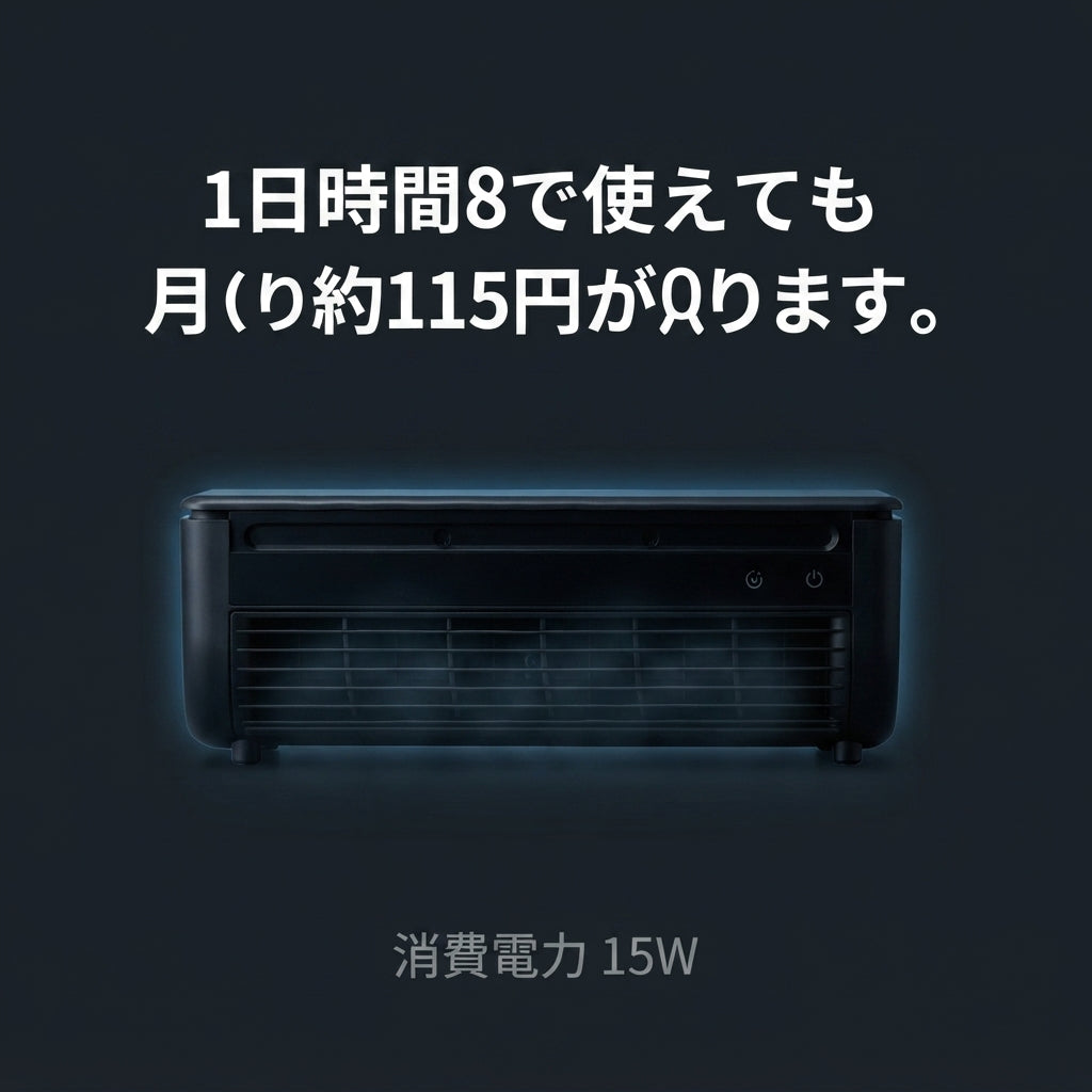 部屋を冷やすのを、やめました。
